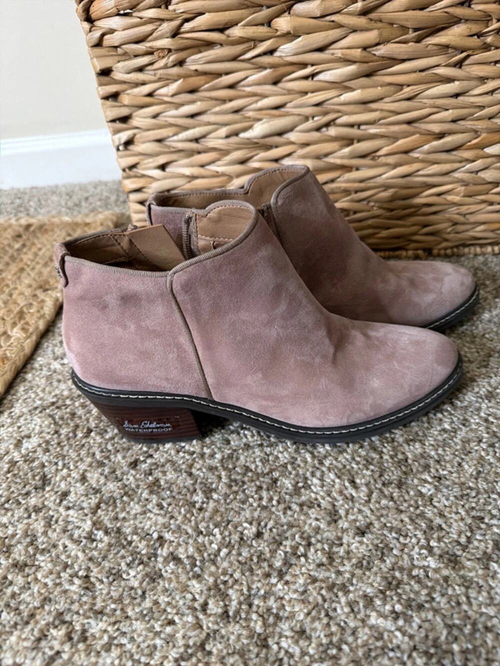 Sam Edelman NWT Pryce suede waterproof ankle boot 7.5 705